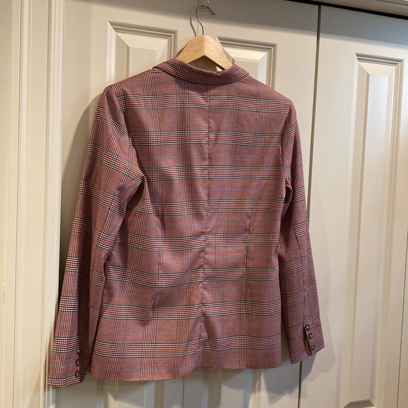 BB Dakota plaid one button blazer jacket - Picture 5 of 11